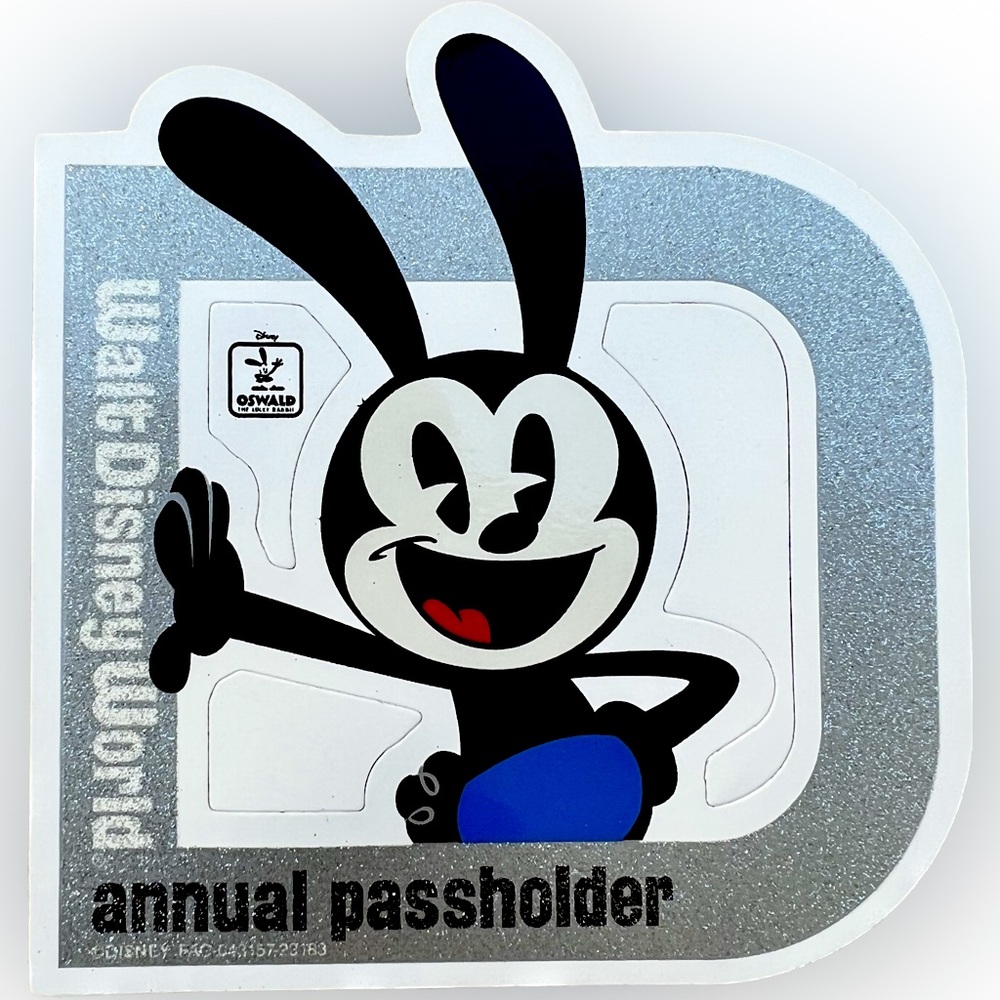2023 Walt Disney World Annual Passholder OSWALD The Rabbit Magnet New In Hand